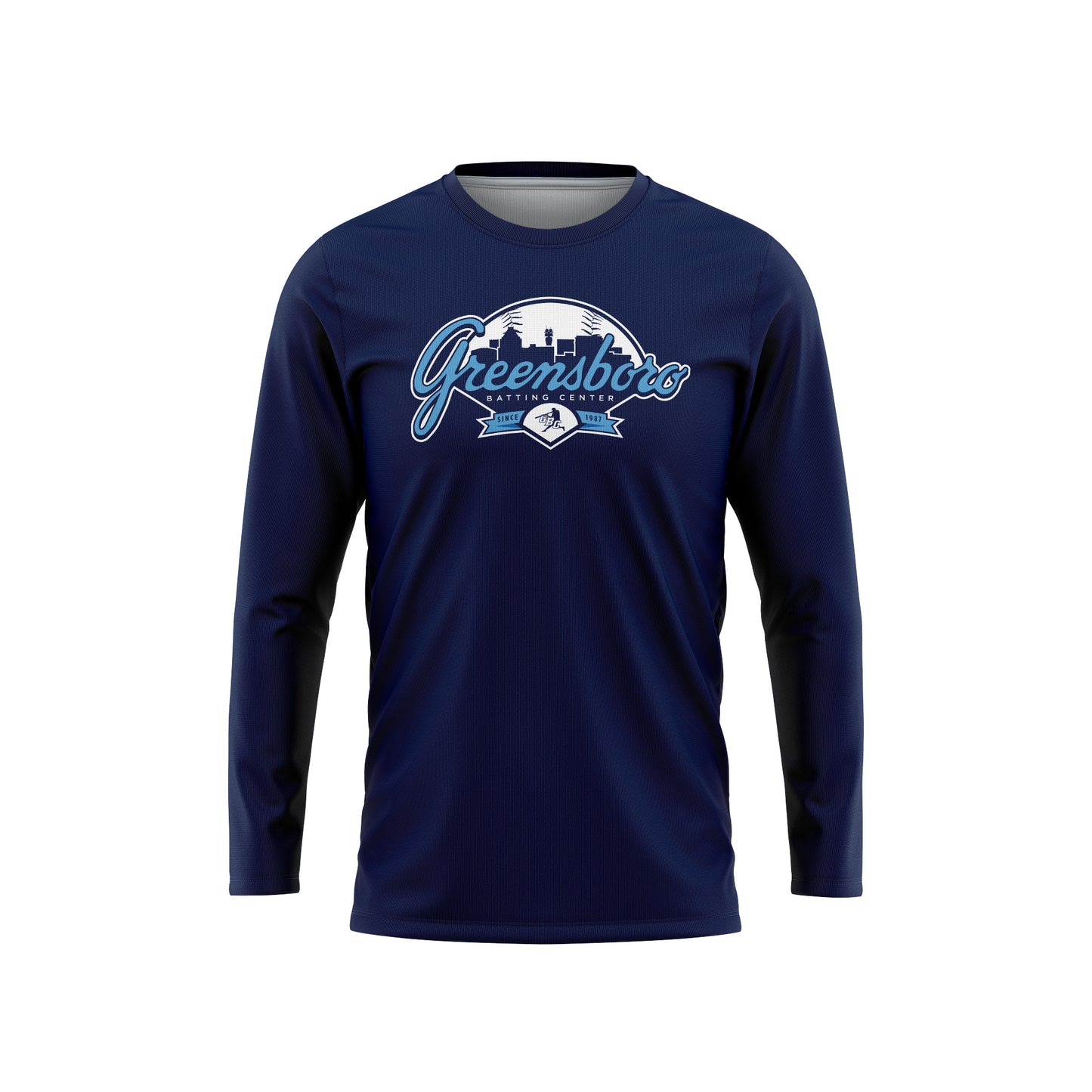 Navy GBC Long Sleeve Performance Shirt