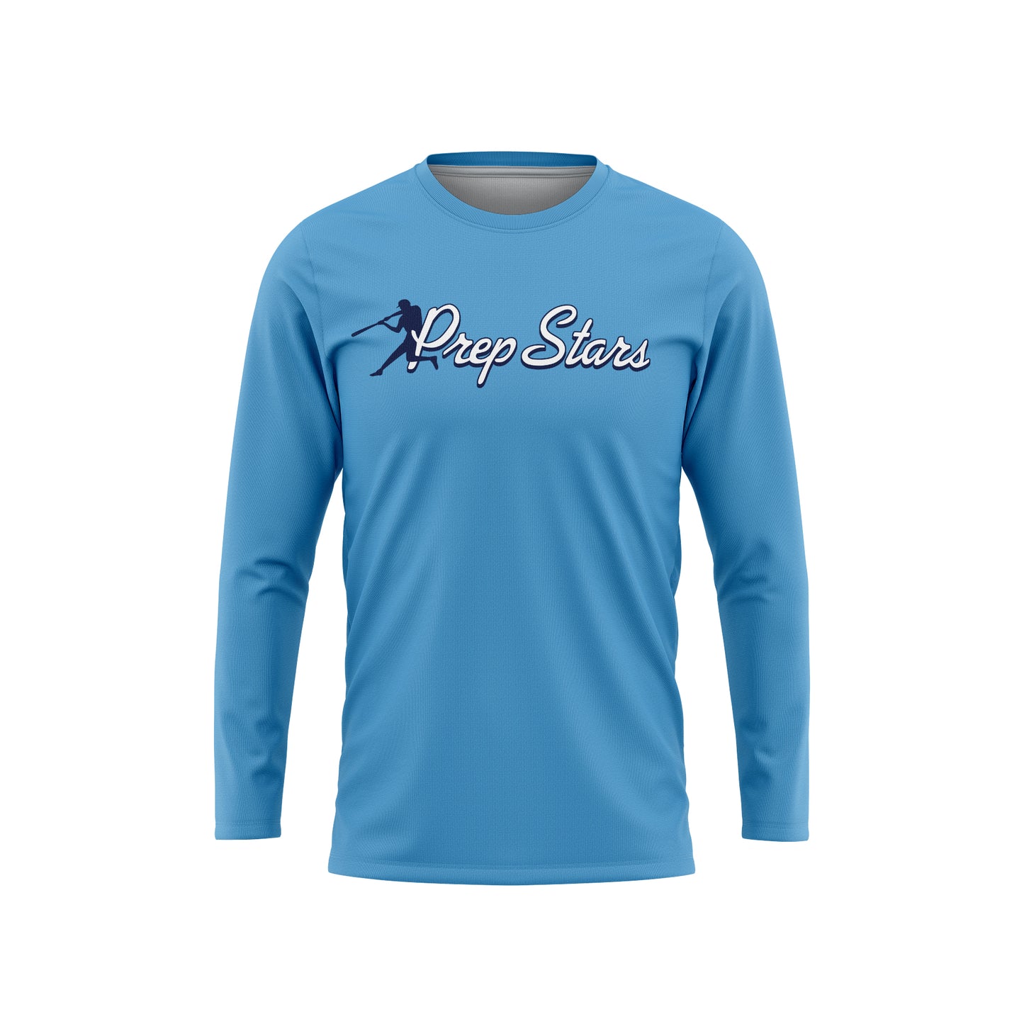 Columbia Blue GBC Prep Stars Long Sleeve Performance Shirt