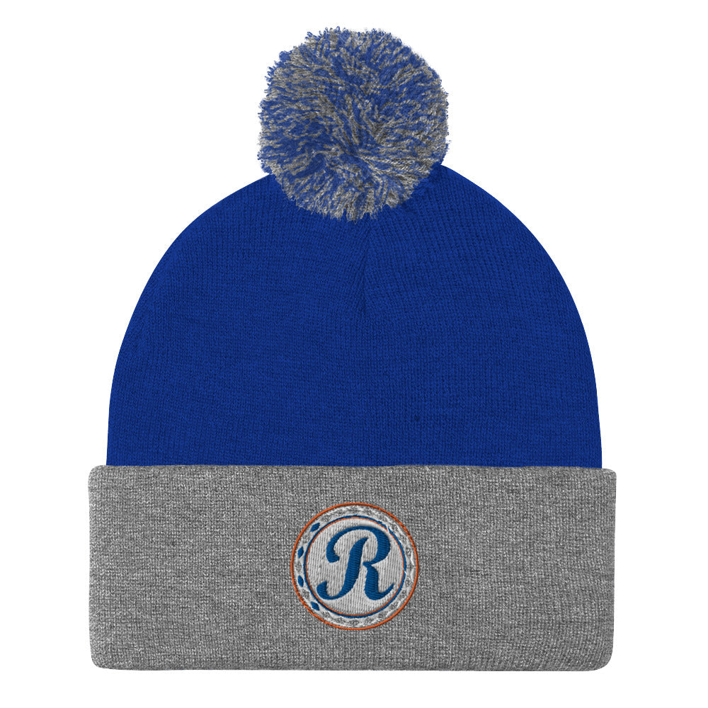 Ragsdale Circle Diamond Pom-Pom Beanie