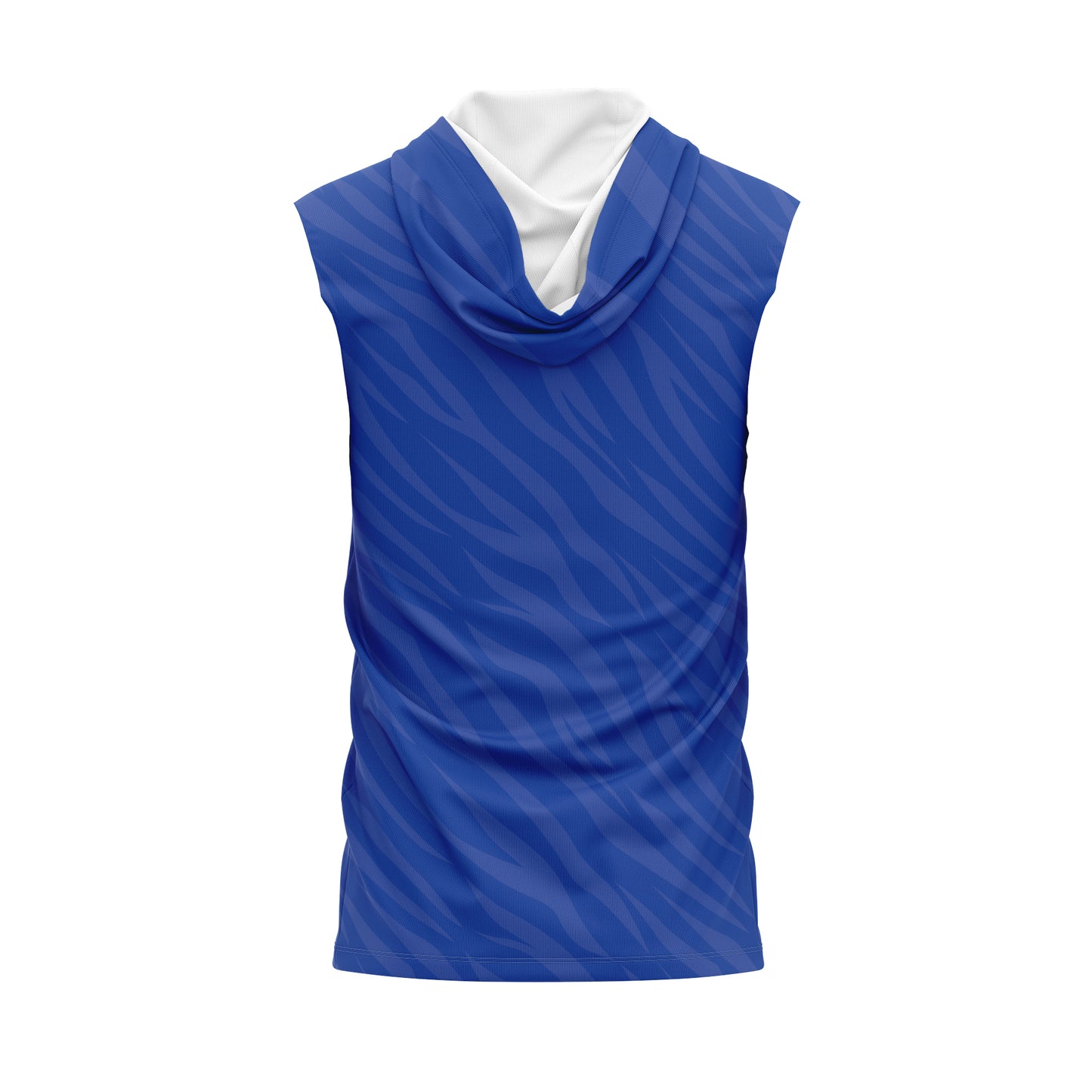 Ragsdale Baseball Royal Sleeveless Performance Dye Sub Hoodie