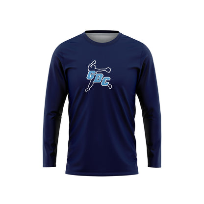 Navy GBC Softball Long Sleeve Performance Shirt