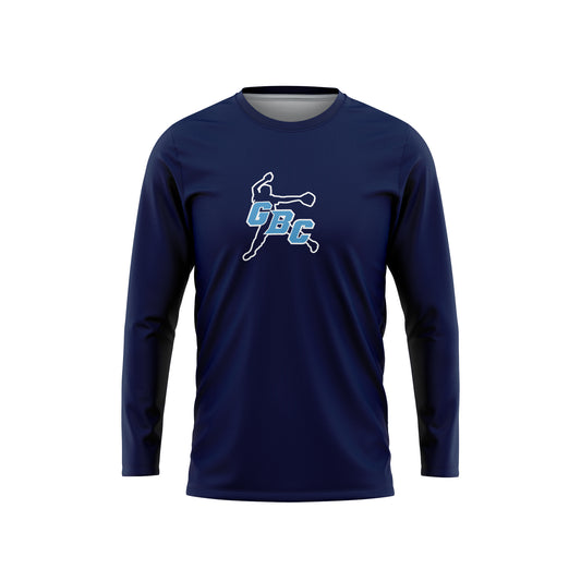 Navy GBC Softball Long Sleeve Performance Shirt